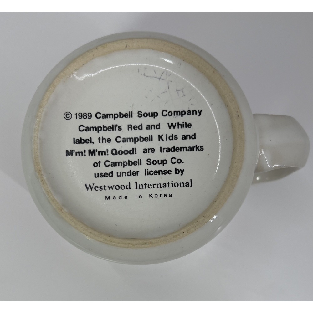 Vintage 1989 Campbell's Soup Ceramic Cup Mug By Westwood International - Picture 2 of 5